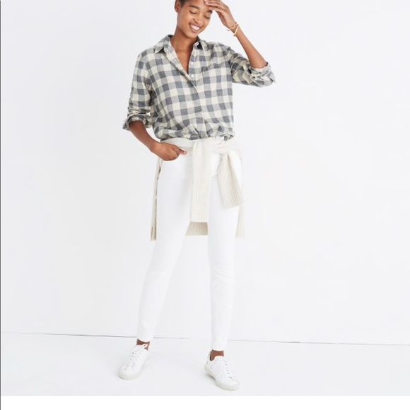 Madewell Button-Back Buffalo Check Shirt XS - Picture 2 of 5
